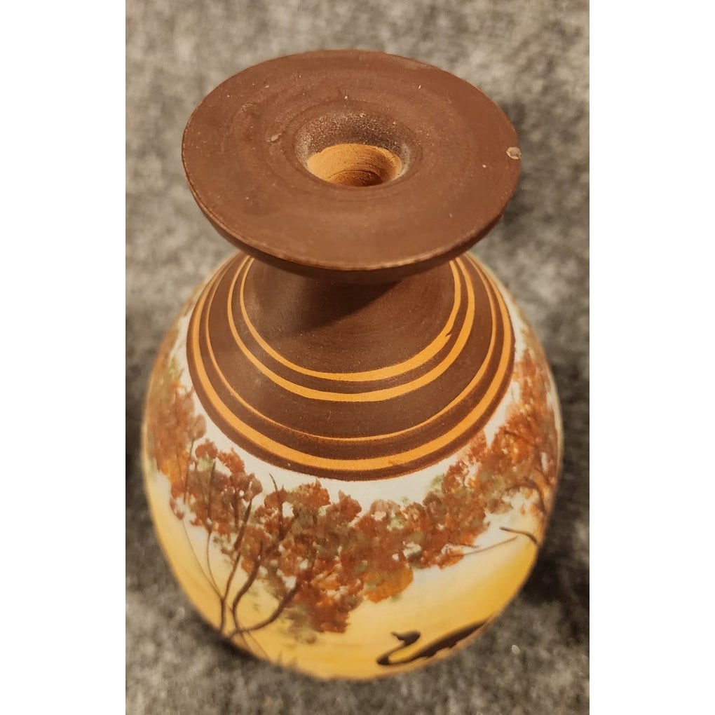 Vintage Pietroanti Ceramiche Grottaglie Ceramic Pitcher Vase Italy