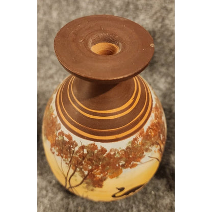Vintage Pietroanti Ceramiche Grottaglie Ceramic Pitcher Vase Italy