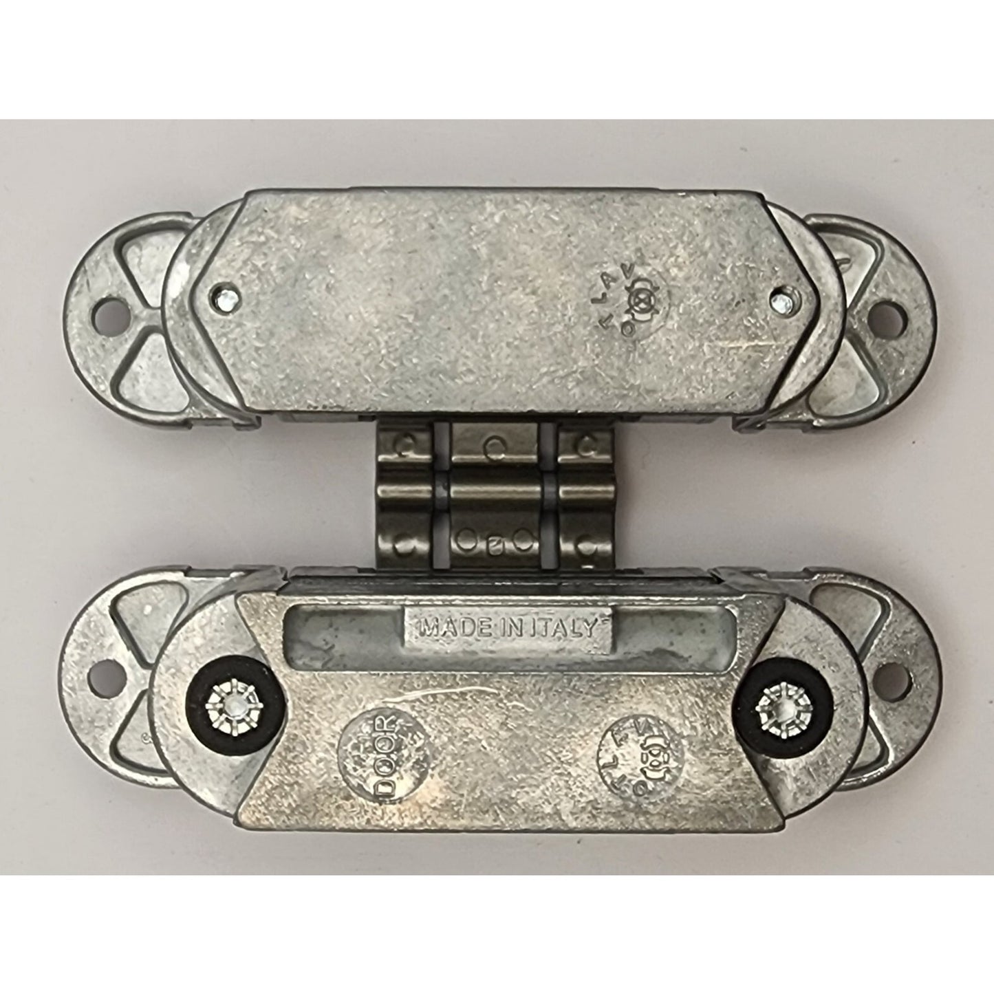 Silver Adjustable Concealed Door Hinge - Hinge Only
