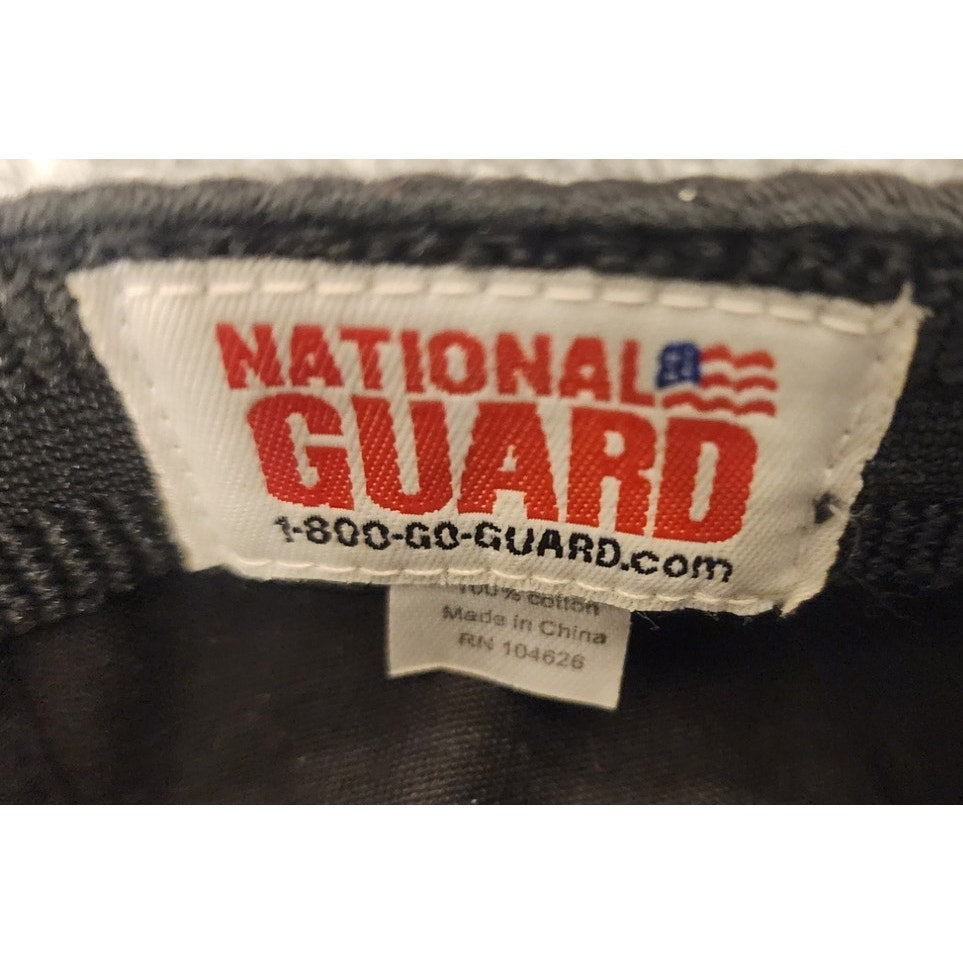 US Army National Guard Always Ready Always There Baseball Hat Cap Charcoal