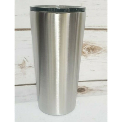 Hogg 16 Oz. slim tumbler. Brushed Steel. Nice, new. Free shipping in USA