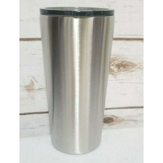 Hogg 16 Oz. slim tumbler. Brushed Steel. Nice, new. Free shipping in USA