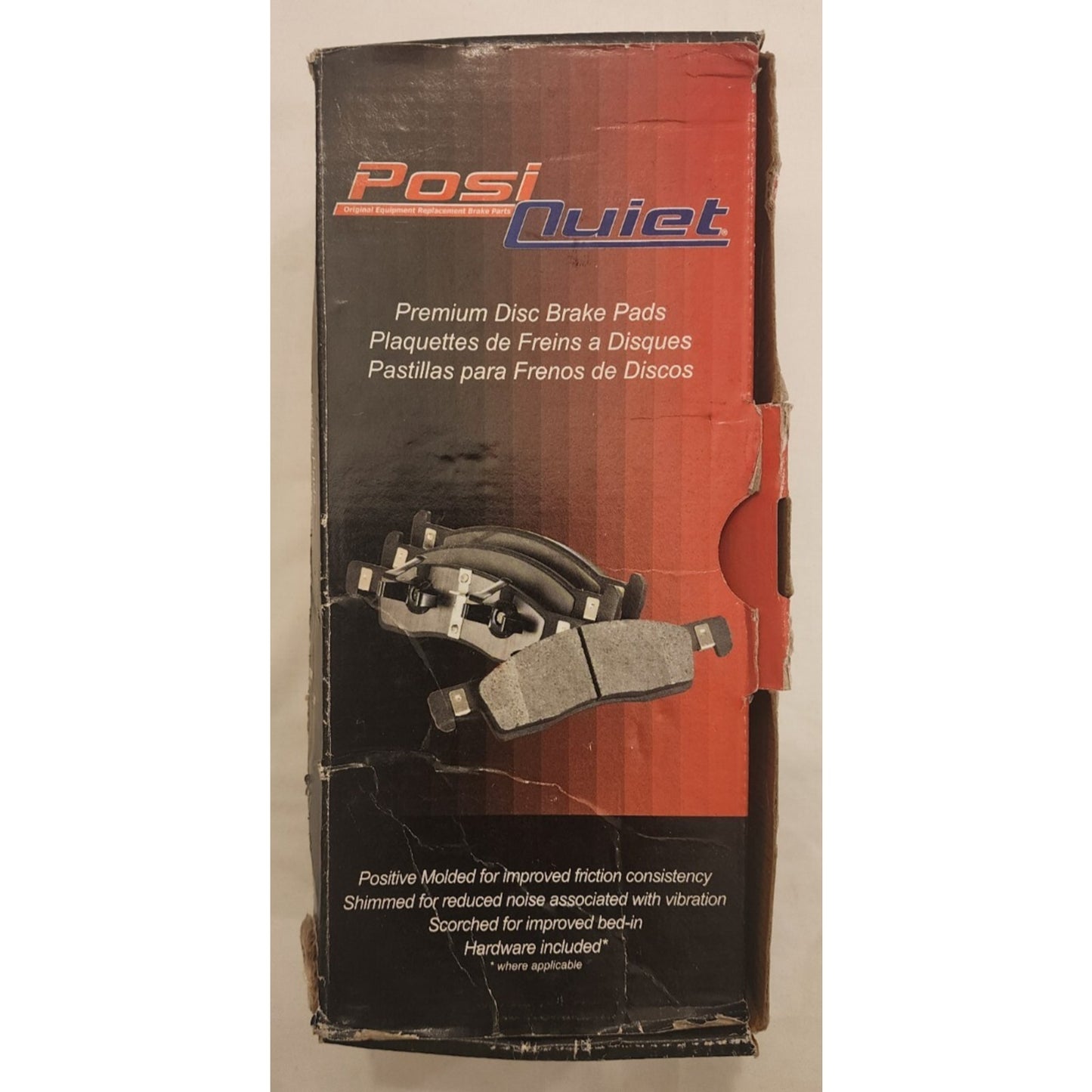 Posi Quiet Disc Brake Pad Set - 106.06790 - Includes Hardware Kit: P117 .65010