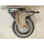 Polyurethane - Swivel Top - Plate Swivel Caster - 4" Gray Wheel -