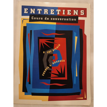 Entretiens: Cours de conversation French Textbook Siskin Krueger