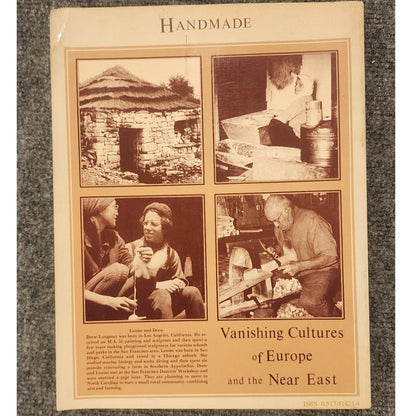 Handmade Vanishing Cultures Europe Near East Drew Louise Langsner 1974 2nd Print