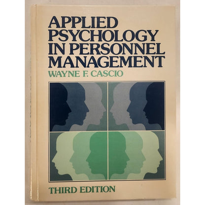 Applied Psychology in Personnel Management 3rd Ed – Cascio – Good