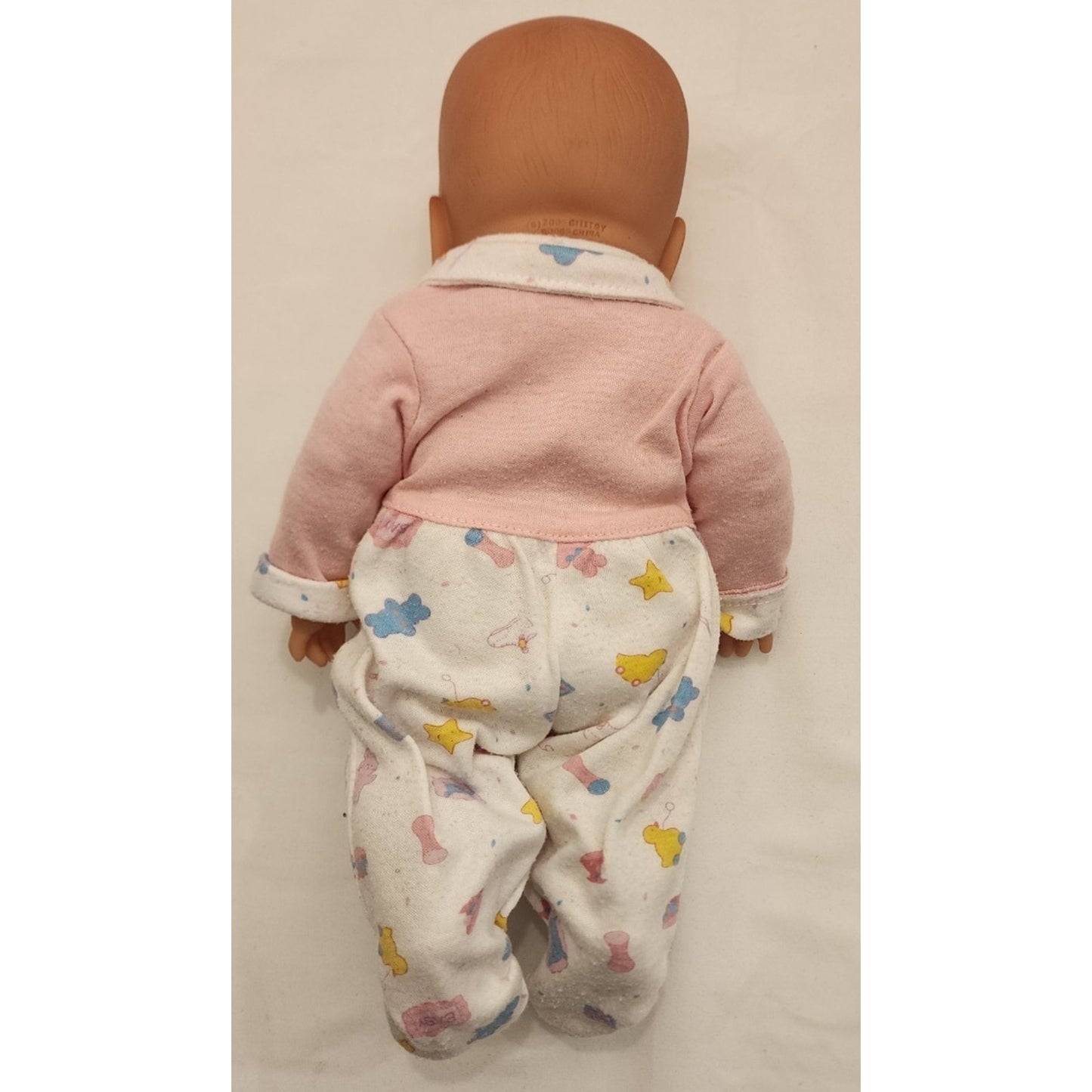 Cititoy - 2006 - baby doll - 13" - learn to dress up - soft doll -BD065