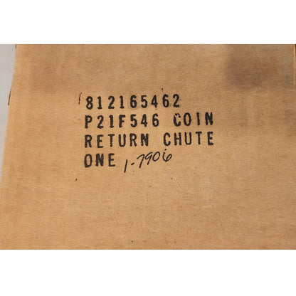 P21F546 Coin Return Chute – Chrome – NOS – Western Electric / US West Payphone