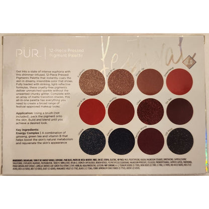 Pur Cosmetics - Festival - 2.0 Eyeshadow Palette - 12 Pressed Pigments Palette
