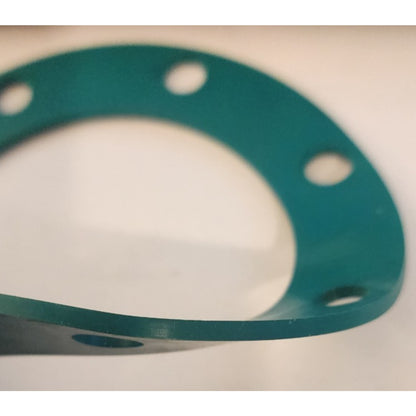 Gasket - semi tank trailer - rubber - 5 9/16" w - 3 3/4" hole - PN: JC-FG-301VTG