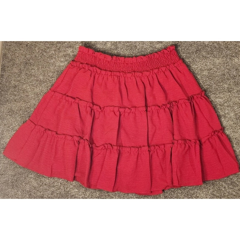 Lot of 2 Athletic Skorts Size Large Brand New In Pack Red White Activewear Skirt