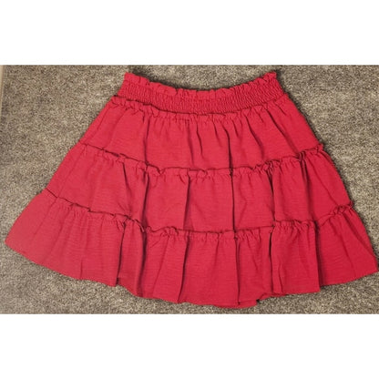 Lot of 2 Athletic Skorts Size Large Brand New In Pack Red White Activewear Skirt
