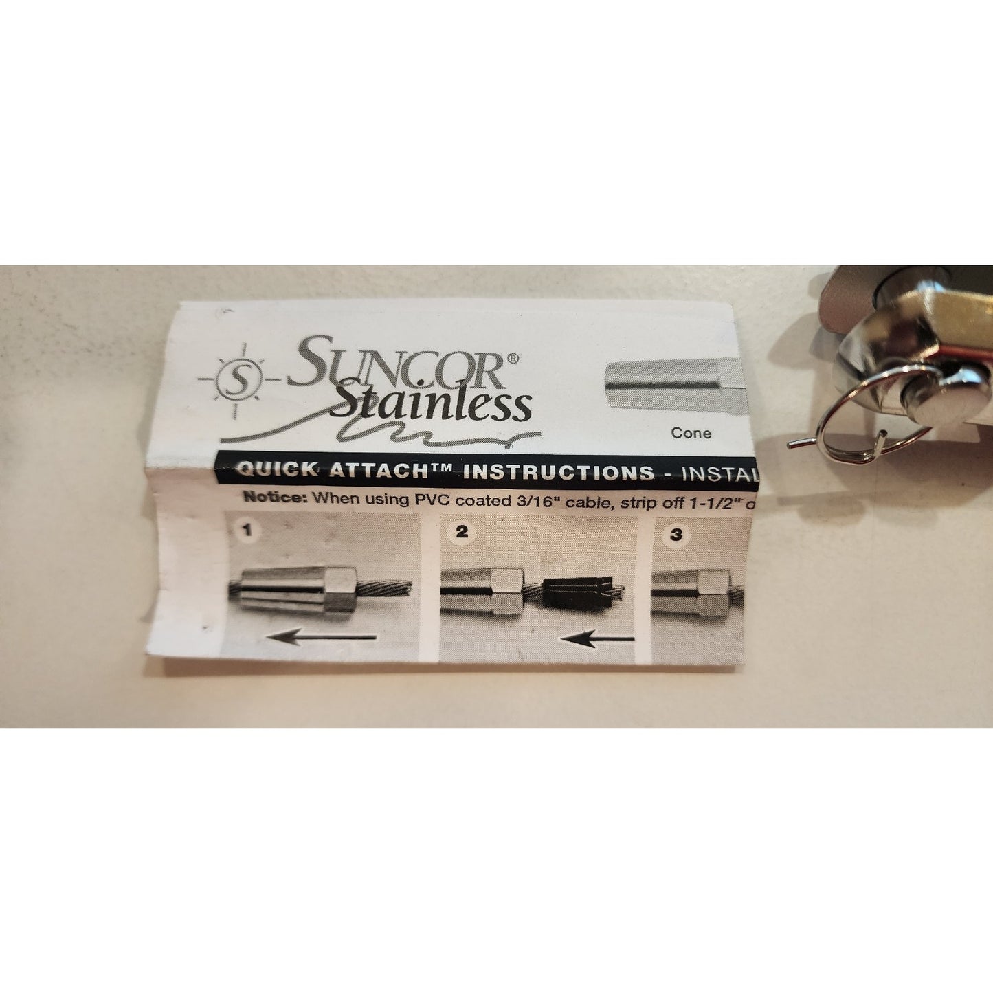 Stainless Steel 316 - Quick Attach Jaw - 5/16"