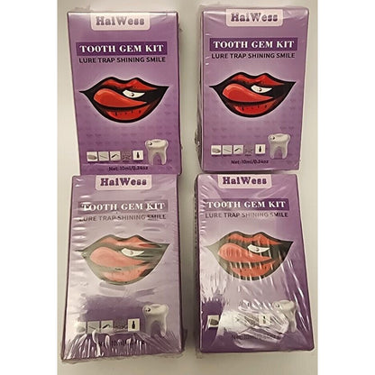 4 packs - HaiWess - Tooth Gem Kit - Have a party!! Exp 5/2027