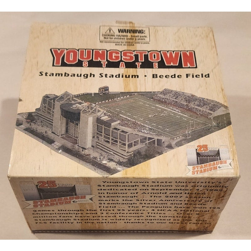 2007 YSU Youngstown State Stambaugh Stadium Beede Field Replica Model Boxed