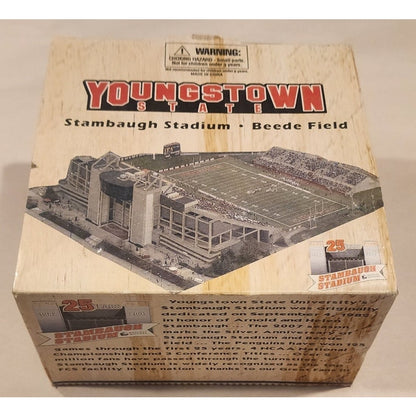 2007 YSU Youngstown State Stambaugh Stadium Beede Field Replica Model Boxed