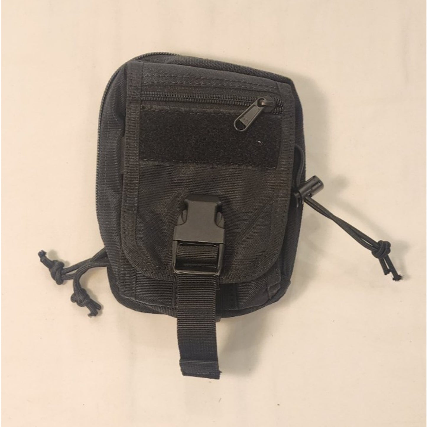 Small Pouch - Camera Bag - 7" X 5" - Micro Case - Multiple Compartments (Black)