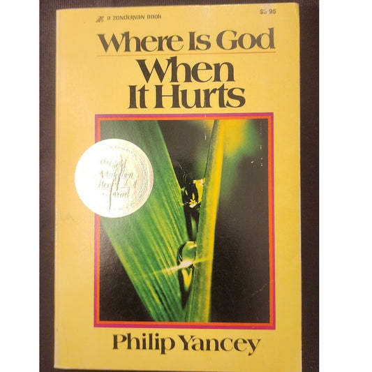 Where Is God When It Hurts Philip Yancey Paperback 0310354110 Zondervan Book
