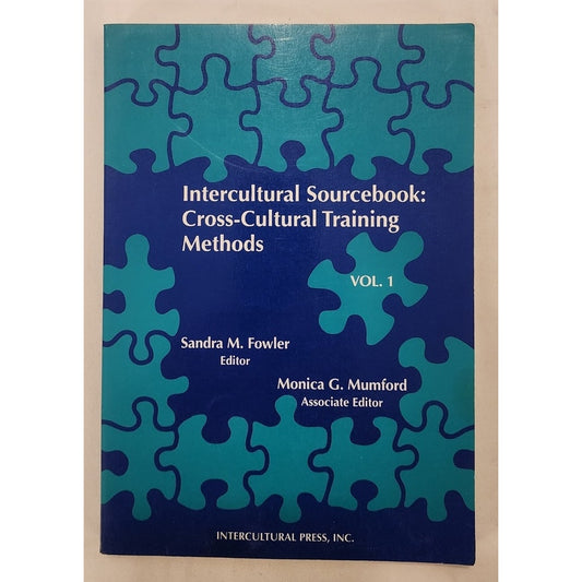 Intercultural Sourcebook Vol 1: Cross-Cultural Training Methods - Fowler