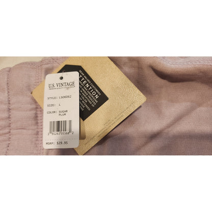 NWT US Vintage Premium Quality Collection Shorts Large Sugar Plum Purple Tagged
