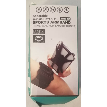 Removable -Rotating Wristband -For SmartPhone -Sports/Outdoor/Fitness Wrist etc.