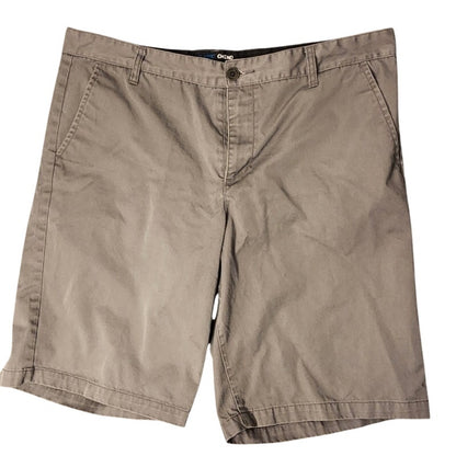 Blue Crown Mens Size 40 Classic Chino Shorts Flat Front Casual Stretch Shorts