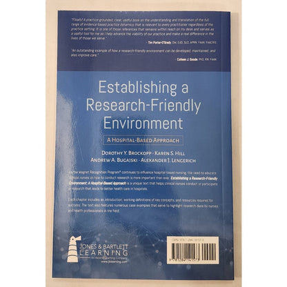 Establishing a Research‑Friendly Environment Hospital‑Based Approach NEW