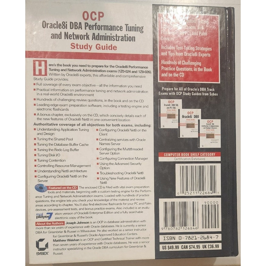 OCP: Oracle8i DBA Performance Tuning and Network Administration Study Guide