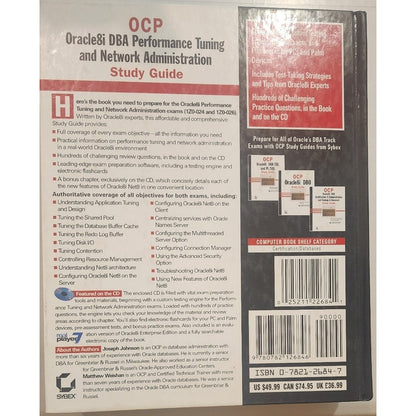 OCP: Oracle8i DBA Performance Tuning and Network Administration Study Guide
