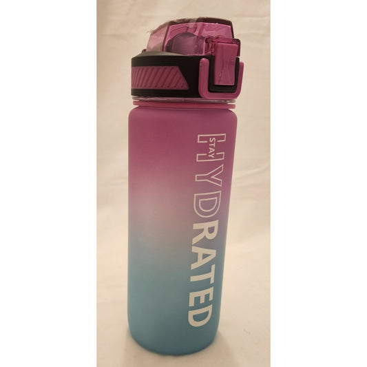 STAY HYDRATED - 27 Oz. - Water bottle - with time lines - NEW