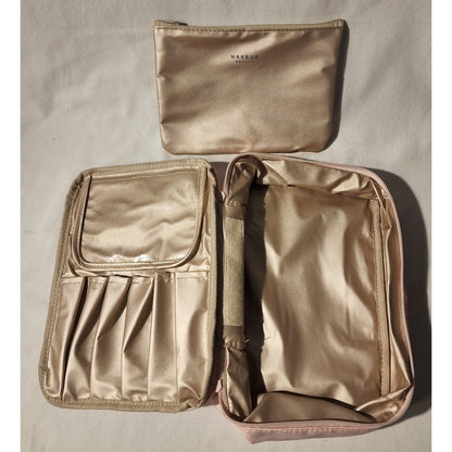 Smoony 2PCS Portable Travel Makeup Beauty Bag Multifunction Organizer - Cosmetic