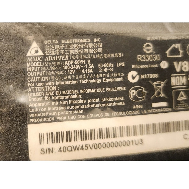 Delta ADP-50YH B AC Power Adapter 12V 4.16A 50W OEM LCD Monitor Charger NWOT