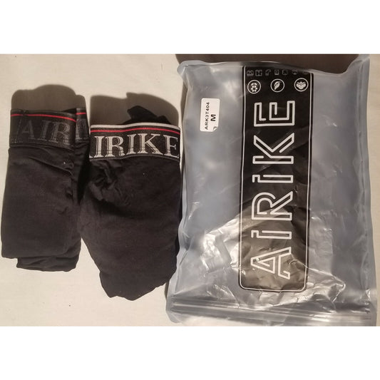 2 Pack Mens AIRIKE MED - Boxer Briefs - Short Leg - Open Bag -NEW