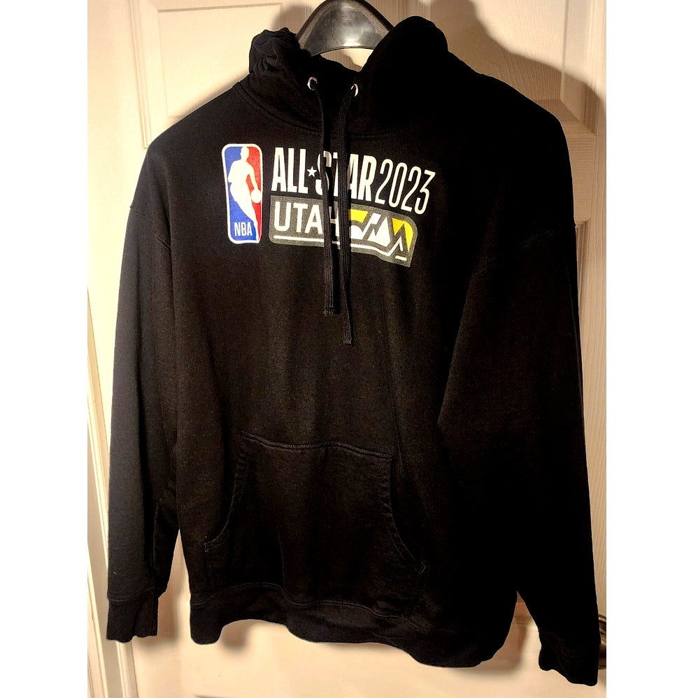 Fanatics NBA All Star 2023 Utah Mens 2XL Black Pullover Hoodie Sweatshirt