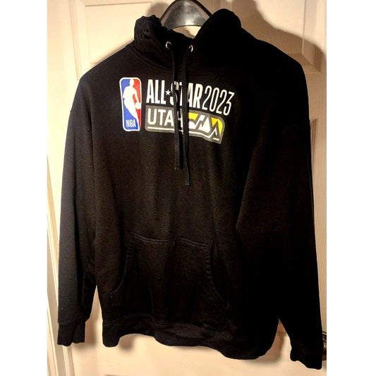 Fanatics NBA All Star 2023 Utah Mens 2XL Black Pullover Hoodie Sweatshirt