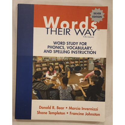 Words Their Way 5th Edition Silver Edition Literacy Instruction Book