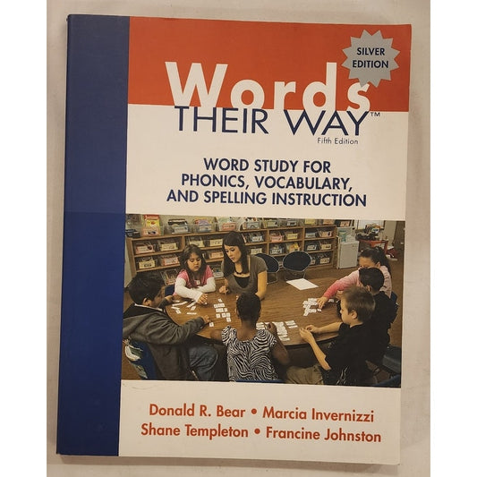 Words Their Way 5th Edition Silver Edition Literacy Instruction Book