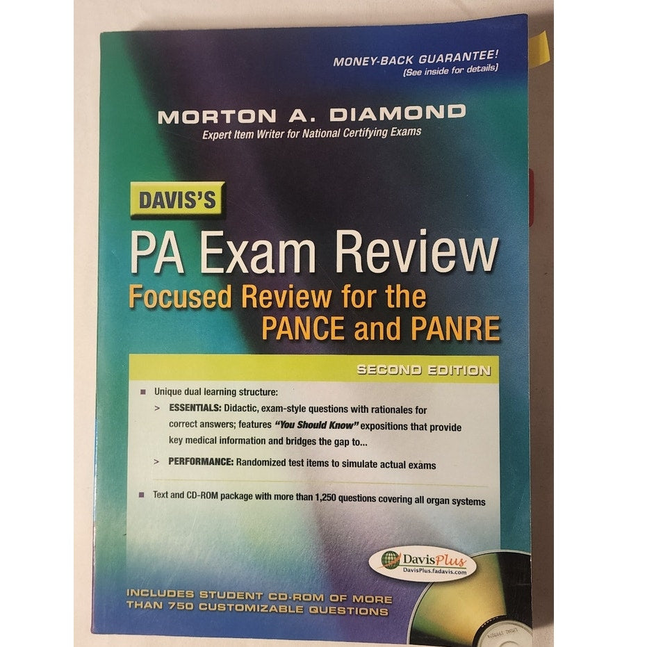 Davis’s PA Exam Review – 2nd Edition – PANCE/PANRE – Study Guide