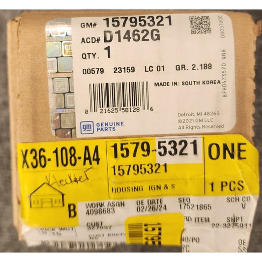 New OEM GM Ignition Lock Housing Switch Passlock 15795321 Colorado Canyon H3