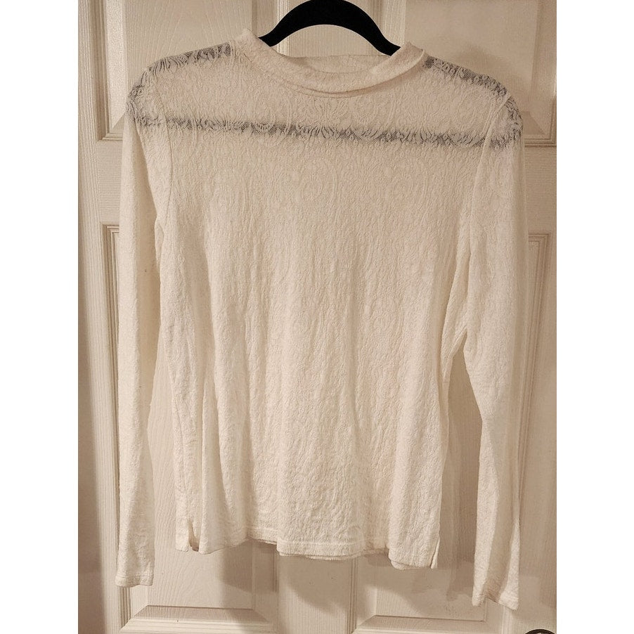 Maurices - 24/7 - Small - White Top - Cute -