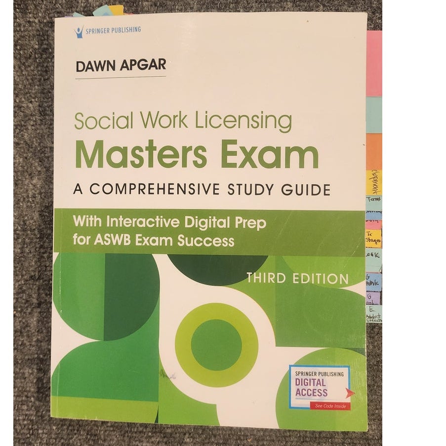 Social Work Licensing Masters Exam Guide Dawn Apgar 3rd Edition