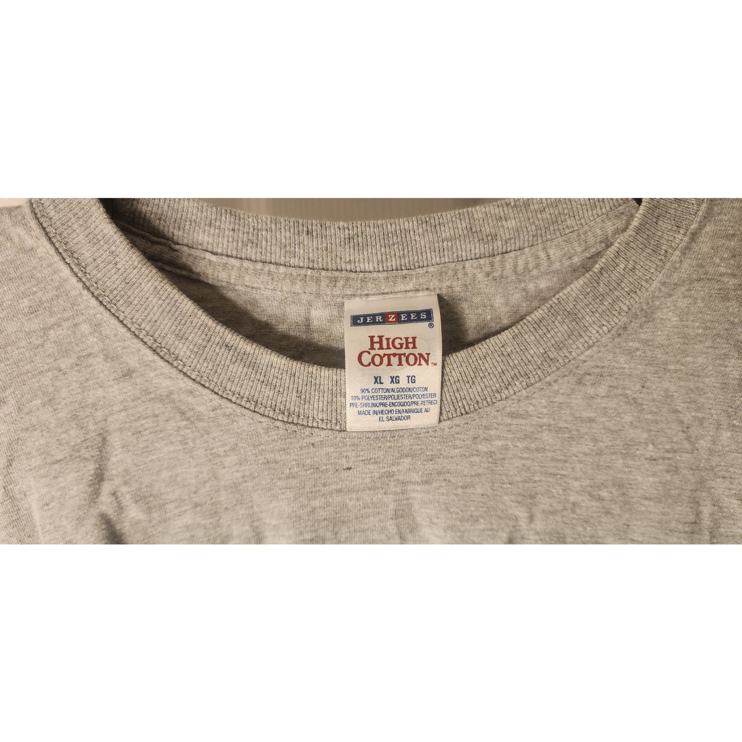 NASCAR Sprint Cup Series Jerzees High Cotton T‑Shirt XL Gray