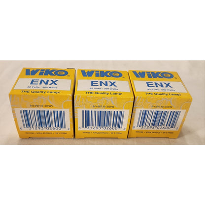 Set of 3- Wiko ENX 82V 360W AV Photo Projector Lamp Bulb New in Box Vintage NOS