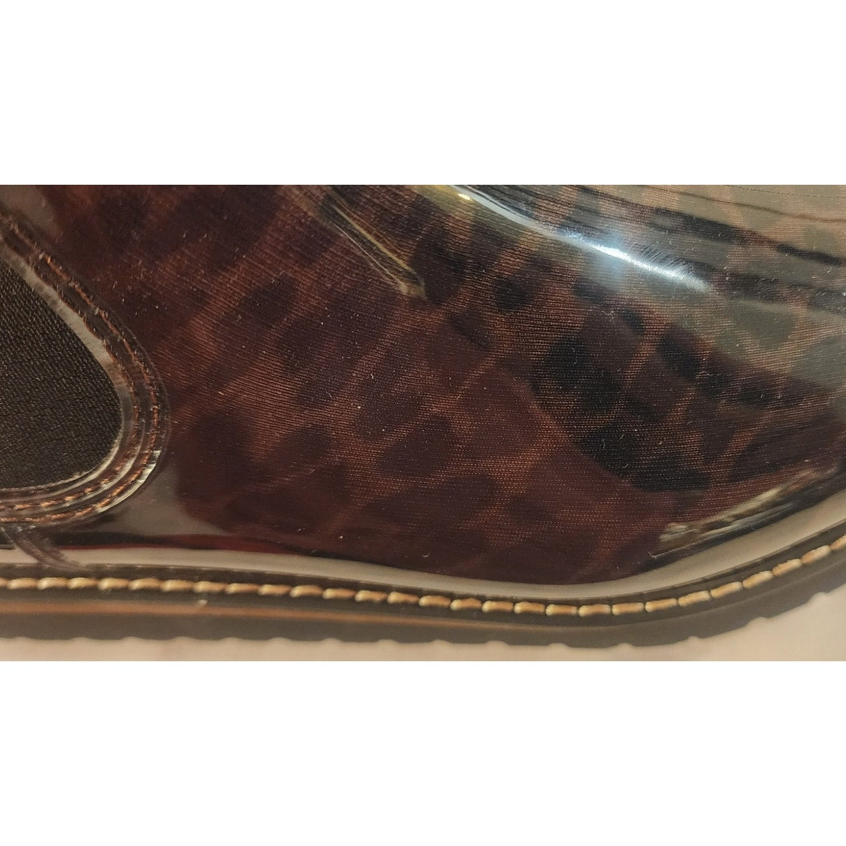 Cougar Waterproof Ankle Boots Size 11 Women Animal Print Winter Rain NWT