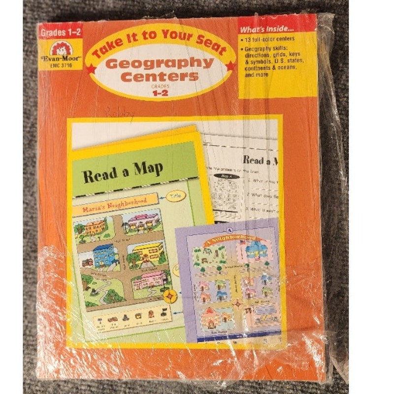 Evan-Moor Take It To Your Seat Centers Book Lot EMC 2401 5002 3716