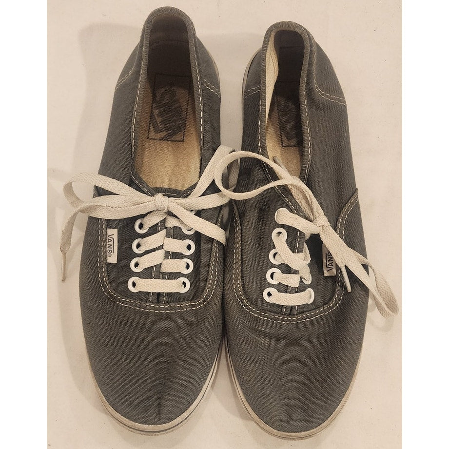Vans Authentic Gray Canvas Sneakers Men’s 7 / Women’s 8.5