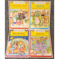 Gifted & Talented Workbook Set Ages 6-8 Math 1 & 2 Reading 1 Language Arts 2