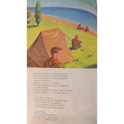 Vintage 1965 Boy Scout Handbook 7th Edition 1st Printing BSA Field Manual