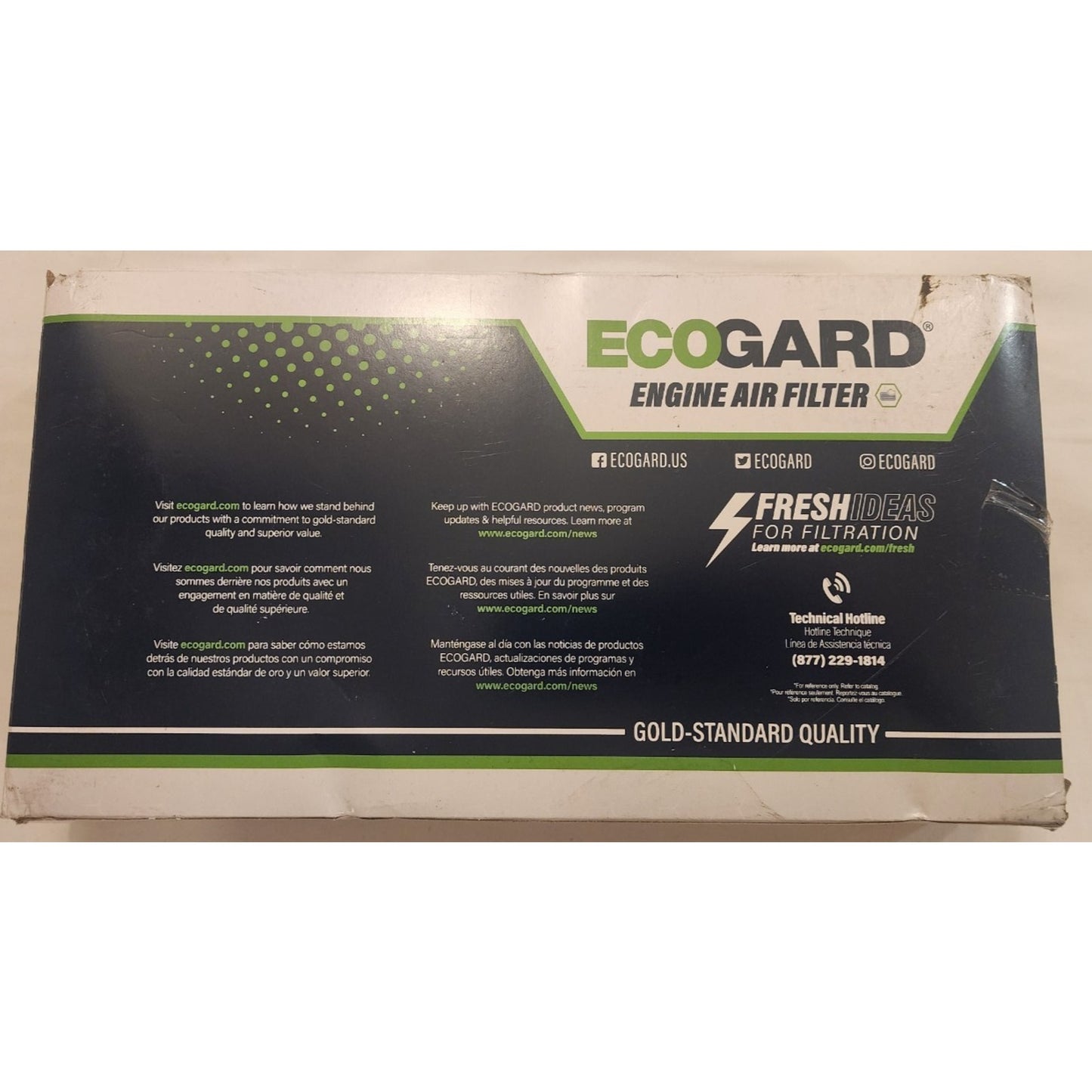 ECOGARD - XA11645 - Engine Air Filter - Quality -Fits 2020-2025 Volkswagen Atlas